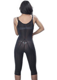 Long Girdle with Thin Strap - 1611 - Black - Back View - Fajas y Mas