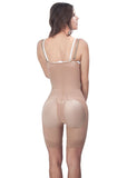 Strapless Girdle Lycra Buttocks Cover - Nude-  Back View - 1649